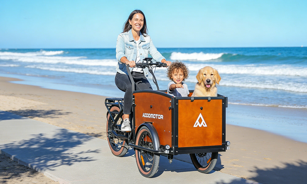 The Ultimate All-Rounder for Aussie Life: Addmotor E-325 Electric Family Bike