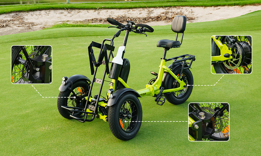 spytanx reverse trike  with hydraulic brake on each wheels