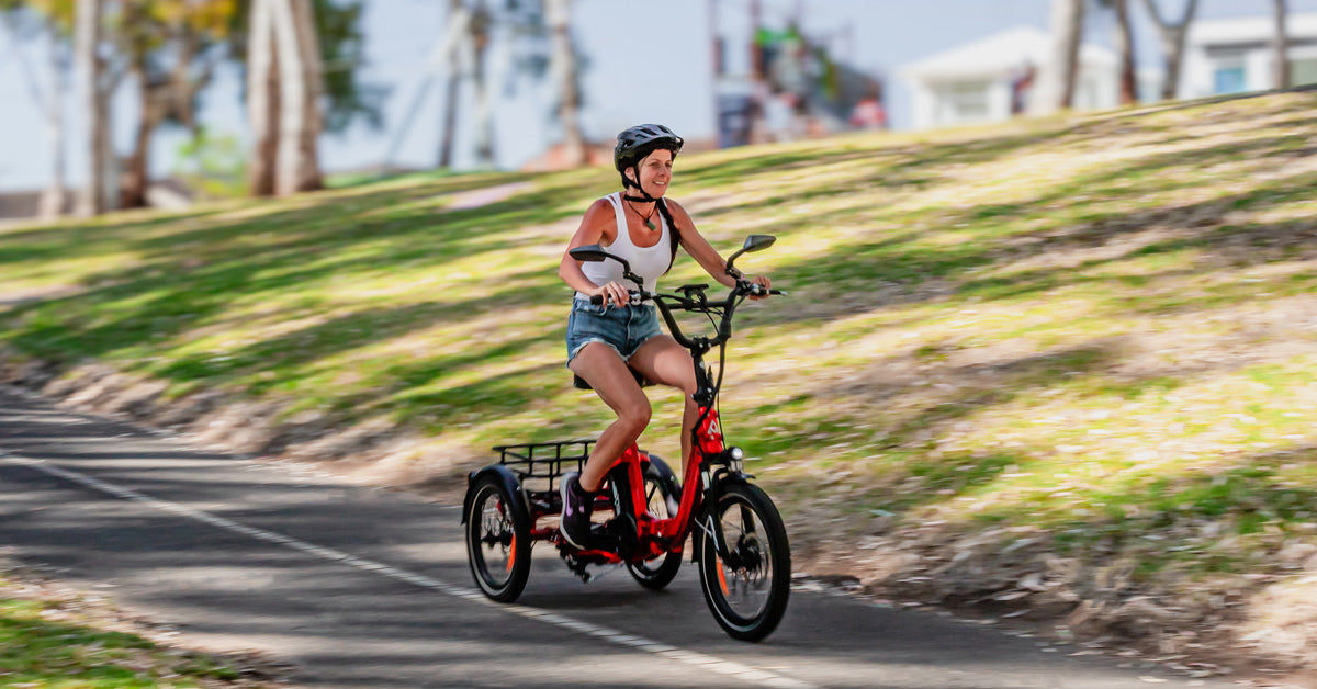 riding an electric trike easily