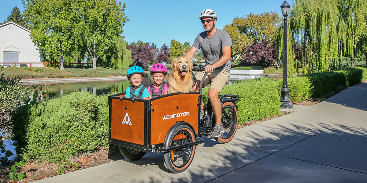 Addmotor E‑325: A Pet‑Friendly Electric Cargo Trike Made for Modern Families