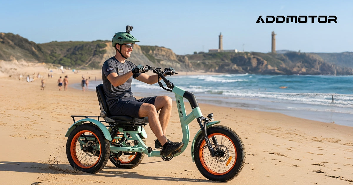 Addmotor Freetan M-368X Introduces a New Generation of Semi-Recumbent Electric Trike Riding