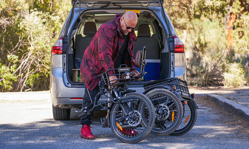 foldable electric trike - bike frame