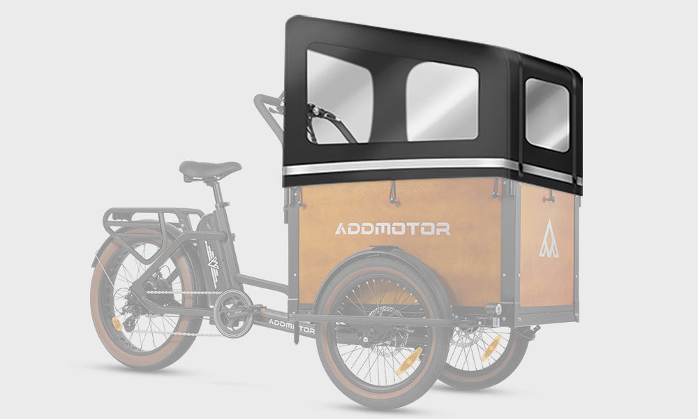 Rain canopy of E325 electric cargo bike