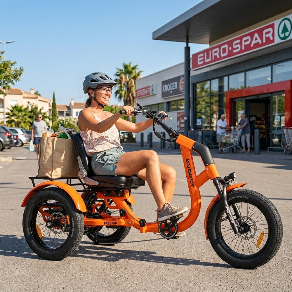 Freetan M-368X Full-Suspension Semi-Recumbent eTrike